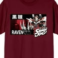 thumbnail image 2 of Shaman King Raven Crew Neck Short Sleeve Cardinal Red Men's T-shirt-Large, 2 of 3