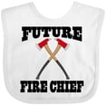 thumbnail image 3 of Inktastic Future Fire Chief Firefighter Boys or Girls Baby Bib, 3 of 4