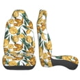thumbnail image 3 of Fuzoiu Yellow Tulips Print Seat Covers Set, Car Seat Covers Front Seats, Car Seat Protector, Car Seat Cushion, Seat Covers Carseat Cover Universal Fit for Most Cars, 3 of 7