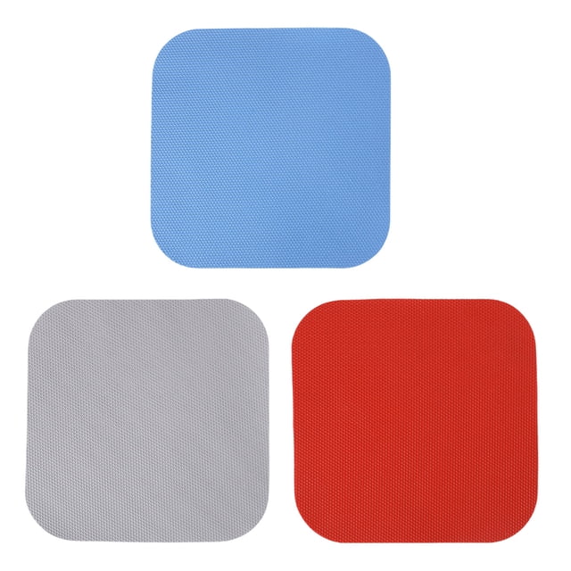 3pcs Jar Opener Gripper Pads, Rubber Jar Grippers Multi-function Kitchen Gadget Anti-slip Coasters Bottle Lid Opener Jar Opener for Seniors with Arthritis Weak Hands