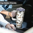 thumbnail image 6 of 30oz Insulated Stainless Steel Tumbler with Handle, Straw & Horse Design - Leakproof Travel Mug, Coffee Cup, Water Bottle - Perfect Gift for Women, Girls & Horse Lovers, 6 of 6