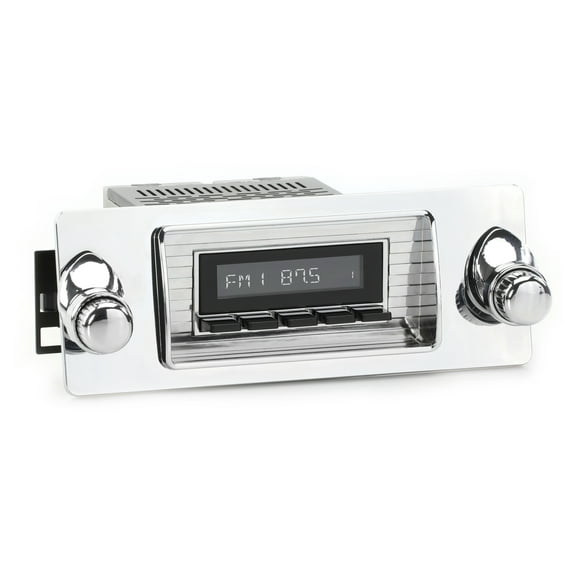 RetroRadio Compatible with 1947-53 Chevrolet Truck Features Include Bluetooth, HD, SiriusXM Ready, AM/FM LCB-M4-101-253-06-76C