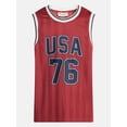thumbnail image 5 of No Boundaries USA Vertical Stripe Mesh Tank Top, Men's XS-4XLT, 5 of 5
