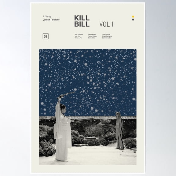 Kill Bill Vol. 1 Poster Wall Art Modern Wall Decor Home Decor Office Wall Art