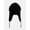Black Soot, variant on Women's Corduroy Trapper Hat, Black