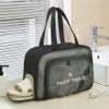 Bolsa de playa impermeable con compartimentos para ropa seca y húmeda, ideal para deportes, gimnasio, cosméticos, gafas de natación y traje de baño.