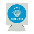 thumbnail image 2 of I'm a Meh-Maid Funny Humor Can Cooler - Drink Sleeve Hugger Collapsible Insulator - Beverage Insulated Holder, 2 of 4