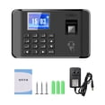 thumbnail image 3 of Intelligent Biometric Fingerprint Password Attendance Machine Time Clock Employee Checking-in Recorder 2.4 inch LCD Screen, 3 of 8