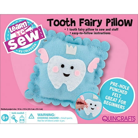Quincrafts Learn to Sew: Tooth Fairy Pillow Kit