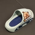 thumbnail image 5 of Boys Girls Sporty Slippers Kids Open Toe Thick Sole Slides Lightweight Sandals for Summer Daily Play Grey Size 6-7 Years, 5 of 8