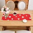 thumbnail image 1 of Heart Table Runner, Valentine's Day Table Decoration for Dining Room and Living Room, Wedding Anniversary Tabletop Decor, Multiple Sizes Available, 1 of 9