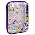 thumbnail image 5 of Netflix KPop Demon Hunters Chibi-Style Clear PVC Pencil Case with Purple Trim, 5 of 7