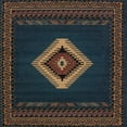 thumbnail image 2 of United Weavers Brunswick Avalon Southwestern Border Accent Rug, LT Blue, 1'10" x 3', 2 of 2