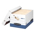 thumbnail image 4 of Bankers Box® Presto™ Heavy-Duty Storage Boxes With Locking Lift-Off Lids And Built-In Handles, Letter/Legal Size, 15" x, 4 of 10