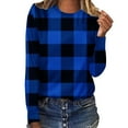 Black of Friday Deals Christmas Tops for Women 2023 Trendy Plaid