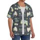 thumbnail image 2 of Fotbe Gamers Camisa Estampada de Manga Corta para Hombre, Casual de Verano, Estilo Playero, Sin Arrugas-Large, 2 of 5