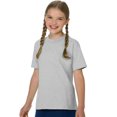 thumbnail image 1 of Hanes Authentic TAGLESS Kid`s Cotton T-Shirt, XS, Light Steel, 1 of 1