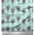 thumbnail image 1 of Soimoi Green Rayon Fabric Bouquet Floral Decor Fabric Printed Yard 42 Inch Wide, 1 of 3