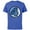 Royal Heather, variant on Fantastic Four Super Hero Logo Costume - Short Sleeve Cotton T-Shirt for Adults - Customized-Athletic Heather