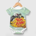 thumbnail image 3 of Tom And Jerry Baby Boy Girl Short Sleeve Rompers Bodysuit One Piece Jumpsuit Summer Outfit, 3 of 8