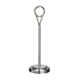 thumbnail image 2 of Numéro de Table en Acier Inoxydable Porte-Signe Porte-Photo Stand pour Hôtel Argenté 20cm, 2 of 7