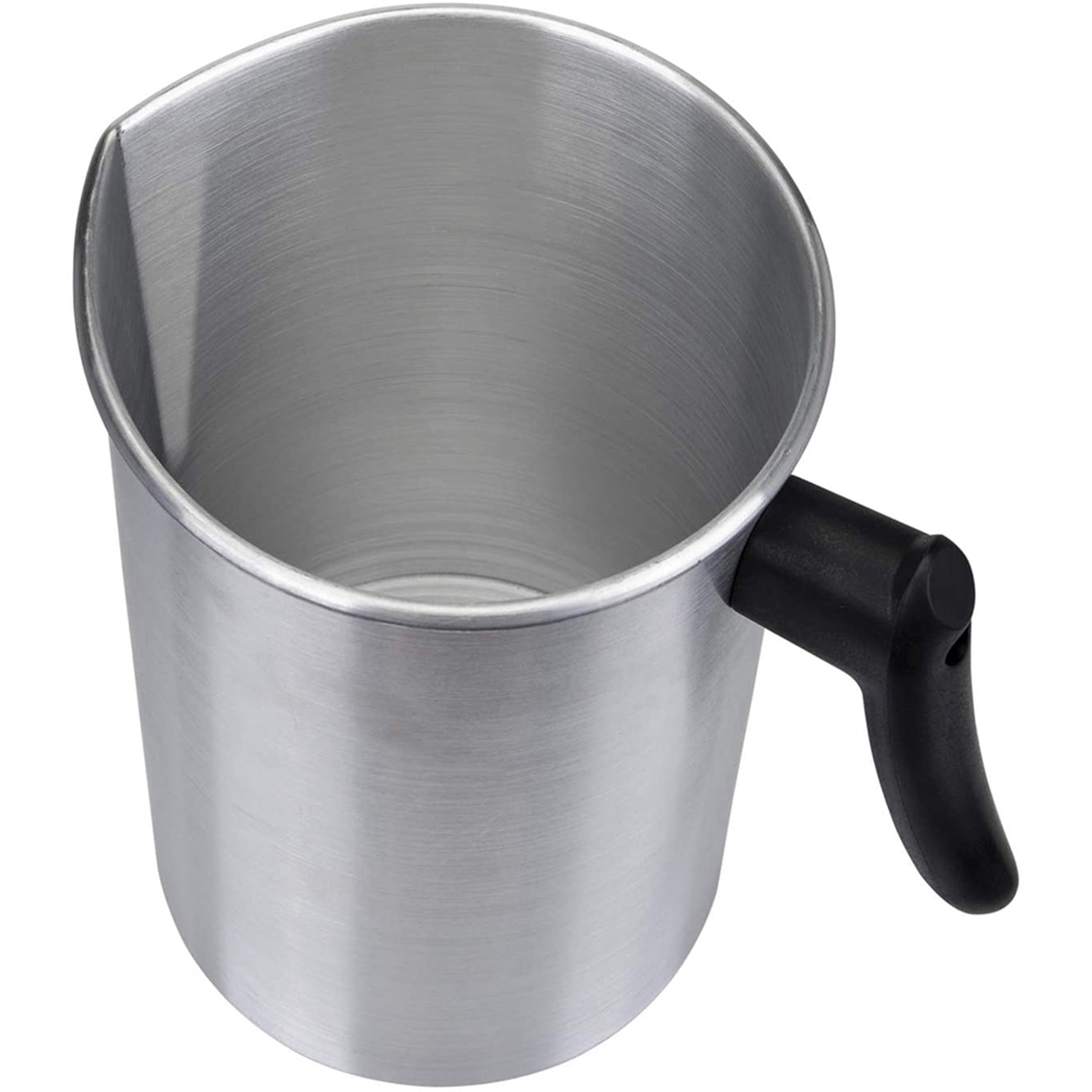 2X 4 Pounds Candle Making Pouring Pot, Aluminum Construction Candle Making Pitcher Dripless Pouring Spout