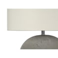 thumbnail image 7 of Lighting, 20"H, Table Lamp, Grey Concrete, Ivory / Cream Shade, Contemporary, 7 of 7
