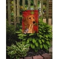 thumbnail image 2 of Dachshund Red and Green Snowflakes Holiday Christmas Garden Flag, 2 of 2