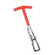 thumbnail image 3 of Llave de tubo para bujías, llave de mantenimiento para automóviles, herramienta de extracción e instalación de bujías con mango en T para vehículos , Zócalo De 2.1 Cm Zócalo de 21 cm, 3 of 8