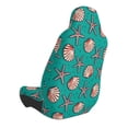thumbnail image 2 of Wukai Starfish and Shell Full Set Car Seat Covers with Soft Padding Universal Auto Front Seats Protector and Cushion Mat, 2 of 5