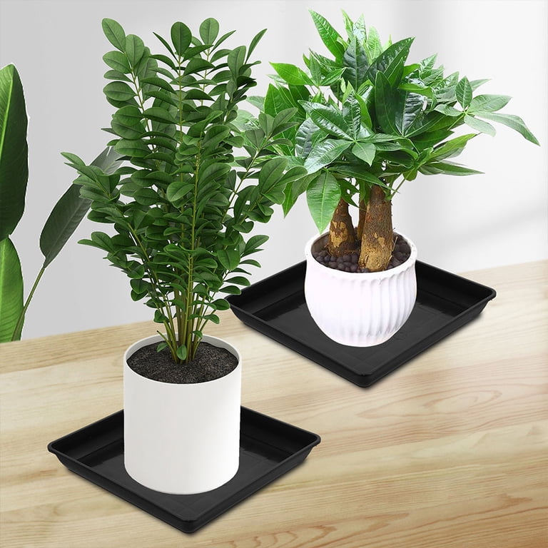 Eease 4pcs Plant Saucers Flower Pot Drip Trays Garden Saucers Plant Pot  Saucer Trays - Walmart.com