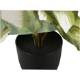 thumbnail image 4 of JERFIT 13 inch Artificial Monstera Plants Set of 2 in Black Pots, Faux Tabletop Greenery with Adjustable Leaves, Low Maintenance Indoor Decor for Home Office, 4 of 6
