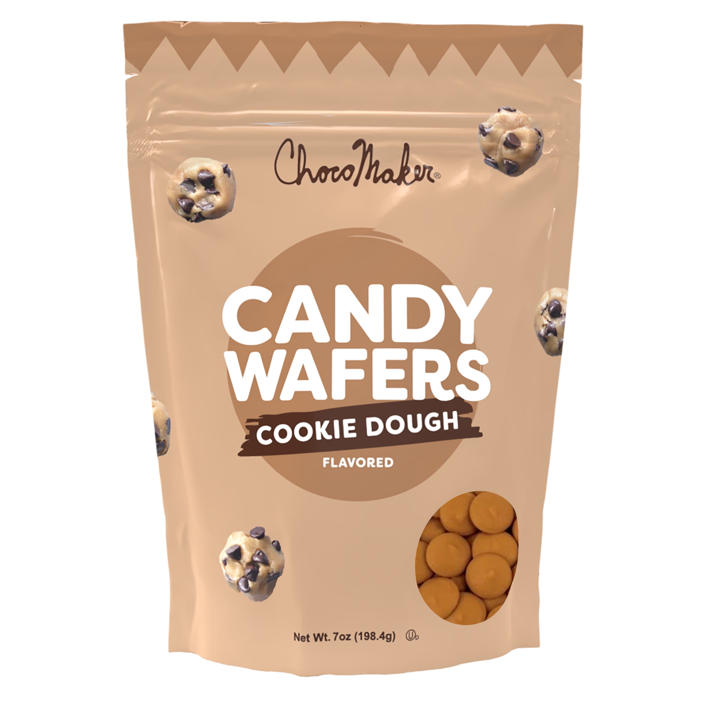 (4 pack) ChocoMaker Cookie Dough Flavored Candy Wafers 7oz