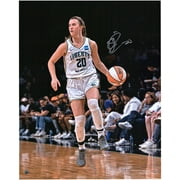 Sabrina Ionescu New York Liberty Autographed 16" x 20" Dribbling in White Photograph - Fanatics Authentic Certified