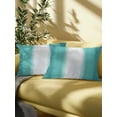 thumbnail image 5 of Outdoor Pillows Waterproof, Turquoise Ombre Throw Pillows with Inserts Included, Modern Farmhouse Gradients Art Indoor Outdoor Decorative Lumbar Pillow for Bed/Couch/Patio 12"x20", 1Pcs, 5 of 8