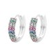 thumbnail image 1 of Pendientes de aro pequeño para las mujeres de moda chapado en oro de circonio cúbico de peso ligero cartílago Huggie Pendientes de aro de oro de joyería para las mujeres, 1 of 7