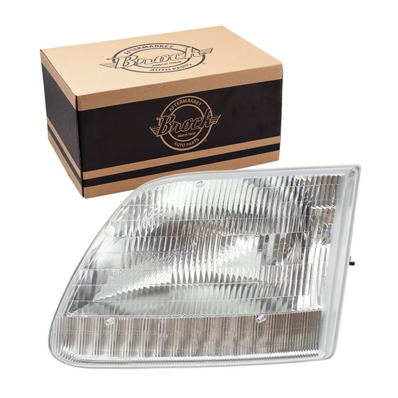 Brock Headlight for 1997-2002 Expedition XL/XLT/Lariat w/o STX Left 3L3Z13008DA 1997-2003 F-150