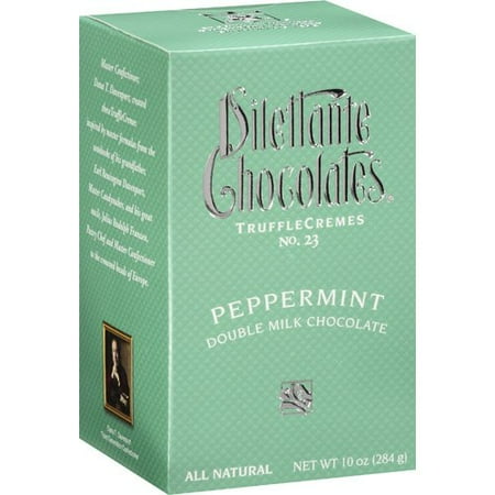 Dilettante Trufflecremes No. 23 Peppermint Double Milk Chocolates, 10 oz