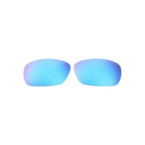 Walleva Ice Blue Polarized Replacement Lenses for Maui Jim Black Coral Sunglasses