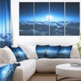 thumbnail image 1 of Vol de Nuit au-Dessus des Nuages - Paysage Mural Extra Grand, 1 of 3