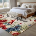 thumbnail image 5 of God Bless America 5'x7' Area Rugs Cardinal Bird Floral 4tn of July Vintage Washable Area Rugs Non-Slip Indoor Floor Mats Carpet for Living Room Bedroom Dining Room, 5 of 9