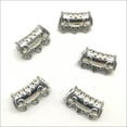 thumbnail image 6 of U8MO 4pcs Big Hole Antique Silver Pendant Connector DIY Jewelry Findings 3 Loops, 6 of 8