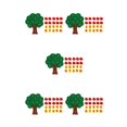 thumbnail image 2 of Juguete de árbol de matemáticas Vogacara Fieltro DIY 5 piezas, 2 of 6
