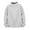 Light Gray, variant on REDARER Girls Hooded Sweatshirt High Neck Winter Pullover Soft Cozy Warm Kids Top Cold Weather Wear,Size:9-10 Years