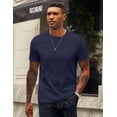thumbnail image 5 of COOFANDY Plain Tshirts for Men 100% Cotton Short Sleeve T Shirt Crewneck Casual, 5 of 6