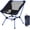 Dark Blue, variant on Ultralight Folding Camping Chair  Heavy Duty Portable Compact For Outdoor Camp Travel Beach Picnic Festival Hiking Lightweight Backpacking (black)