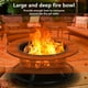 thumbnail image 5 of Chimenea OutVue de 91 cm con 2 parrillas, estufa de leña y mesa, 5 of 7