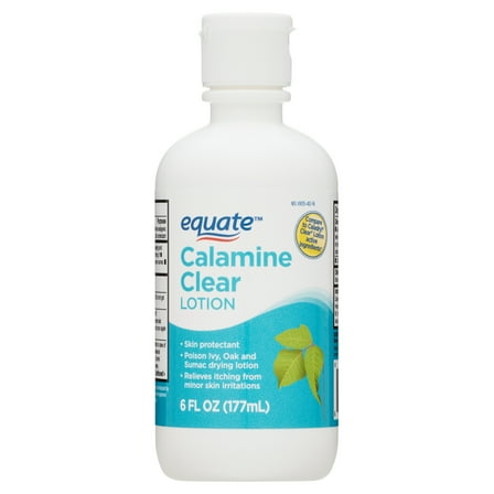 Equate, Calamine Clear Lotion for Itching and Rashes, 6 fl oz, Compare to Caladryl® Clear® Lotion active ingredients