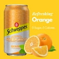 thumbnail image 3 of Schweppes Orange Sparkling Seltzer Water - 24, 12oz cans - Zesty Orange Flavor - Perfect Alone or Mixed - 24 Cans, 3 of 5
