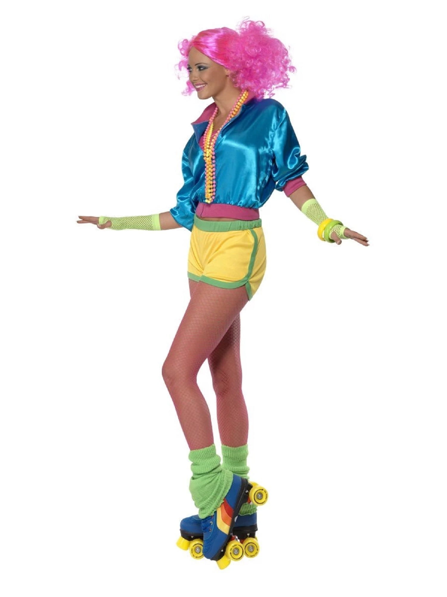 Adult Womens Neon 80s Girl Costume 